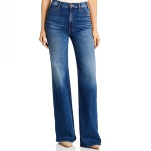 MOTHER hustler roller heel in high fidelity wash